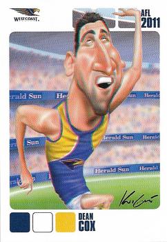 2011 Herald Sun AFL  - All Star Caricature #NNO Dean Cox Front